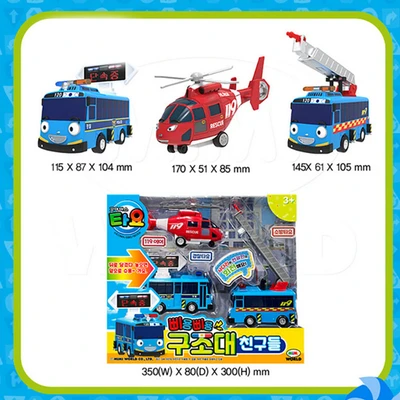 Gambar Tayo Playset Mini Bus And Friends Tym - Mix