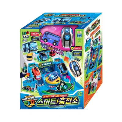 Gambar Tayo Playset Rescue Tayo Smart Ev Station Tyt - Mix