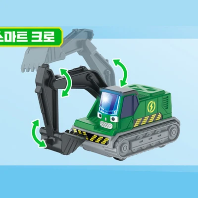 Gambar Tayo Diecast Rescue Smart Cro Tyt - Hijau