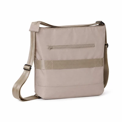 Gambar Ataru Basic Sling Bag Tote Bag Backpack Nylon 3 in 1 Ukuran L - Krem Khaki