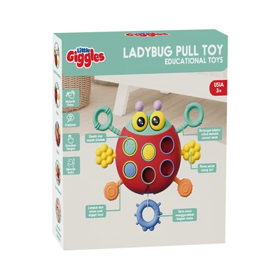 Gambar Little Giggles Ladybug Pull Toy - Merah