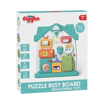 Gambar Little Giggles Playset Puzzle Busy Board Dengan Musik Random