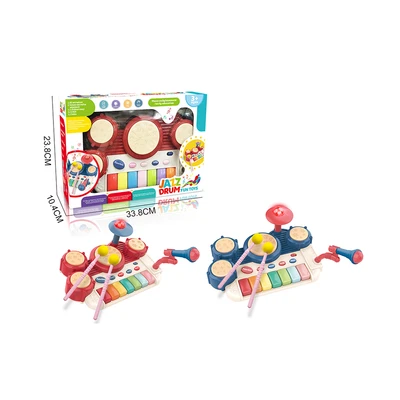 Gambar Kiddy Fun Jazz Drum Organ 2 In 1 Dengan Microphone Random