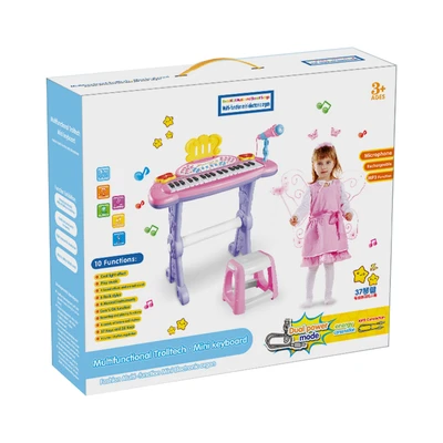 Gambar Kiddy Fun Electro Organ Dengan Microphone & Lampu Random
