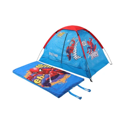Gambar Paso Set Tenda Anak Spiderman - Biru