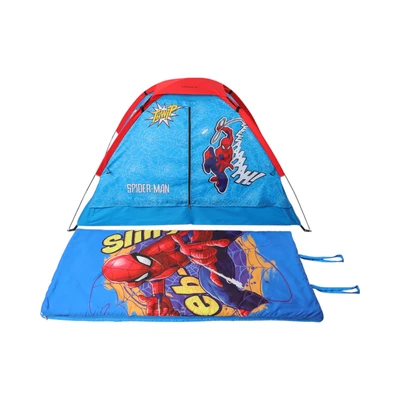 Gambar Paso Set Tenda Anak Spiderman - Biru