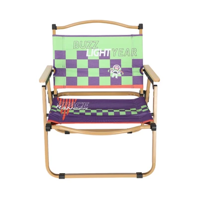 Gambar Paso Kursi Kermit Lipat Anak Buzz - Ungu/hijau