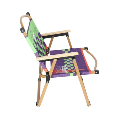 Gambar Paso Kursi Kermit Lipat Anak Buzz - Ungu/hijau