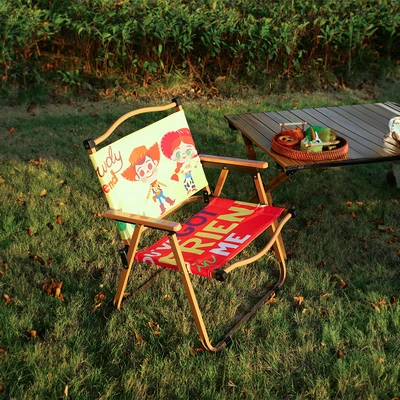 Gambar Paso Kursi Kermit Lipat Anak Jessie - Oranye/krem