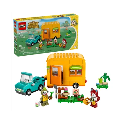 Gambar LEGO Animal Crossing Leifs Caravan & Garden Shop Set 263 Pcs 77054 - Mix