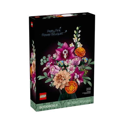 Gambar LEGO Set 749 Pcs Botanicals Pretty Pink Flower Bouquet - Mix