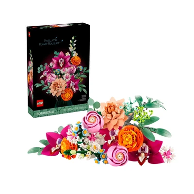 Gambar LEGO Set 749 Pcs Botanicals Pretty Pink Flower Bouquet - Mix