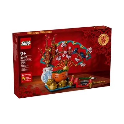 Gambar LEGO Good Fortune Set 1021 pcs 80117 - Merah