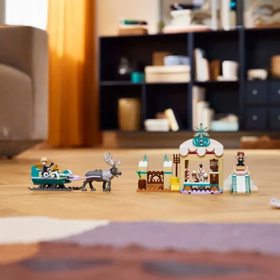 Gambar LEGO Disney Annas Sleigh Adventure Set 192 Pcs 43256 - Mix