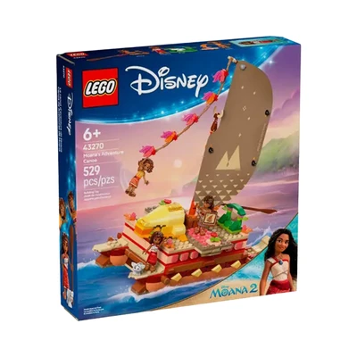 Gambar LEGO Disney Moanas Adventure Canoe Set 529 Pcs 43270 - Mix
