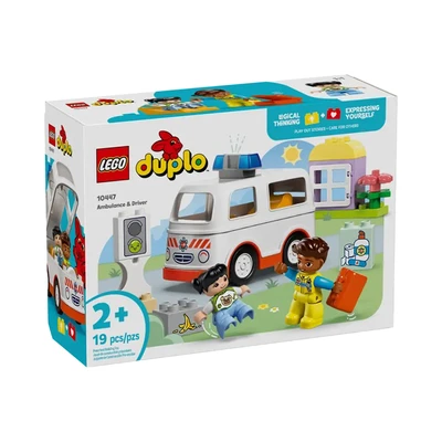 Gambar LEGO Duplo Ambulance & Driver Set 19 Pcs 10447 - Mix