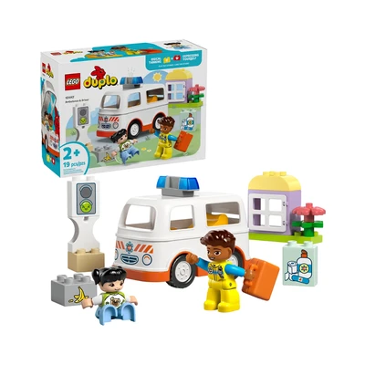 Gambar LEGO Duplo Ambulance & Driver Set 19 Pcs 10447 - Mix