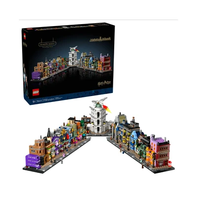 Gambar LEGO Harry Potter Diagon Alley Wizarding Shops Set 2750 Pcs 76444 - Mix