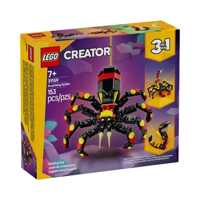Gambar LEGO Creator 3 In 1 Wild Animals Surprising Spider Set 153 Pcs 31159 - Mix
