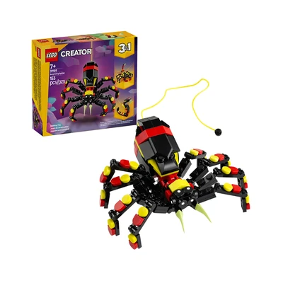 Gambar LEGO Creator 3 In 1 Wild Animals Surprising Spider Set 153 Pcs 31159 - Mix