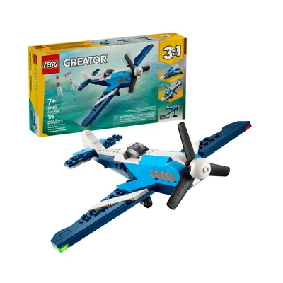 Gambar LEGO Creator 3 In 1 Aircraft Race Plane Set 178 Pcs 31160 - Biru