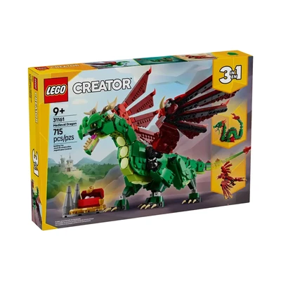 LEGO Creator In Medieval Dragon Set 715 Pcs 31161 Merah/hijau