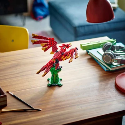 Gambar LEGO Creator 3 In 1 Medieval Dragon Set 715 Pcs 31161 - Merah/hijau