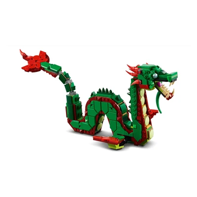Gambar LEGO Creator 3 In 1 Medieval Dragon Set 715 Pcs 31161 - Merah/hijau