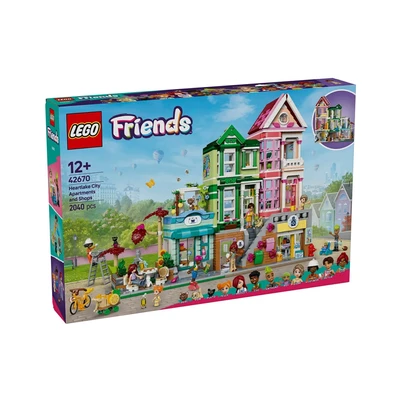 Gambar LEGO Friends Heartlake City Apartments & Stores Set 2040 Pcs 42670 - Mix