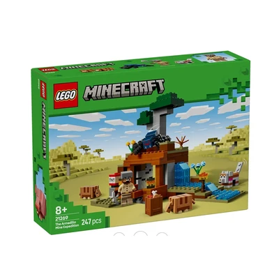 Gambar LEGO Minecraft The Armadillo Mine Expedition Set 247 Pcs 21269 - Mix