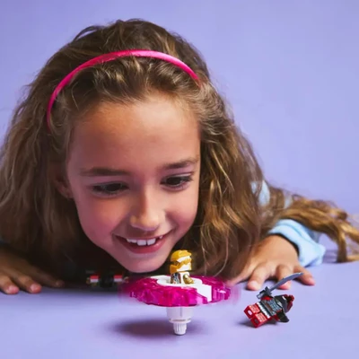 Gambar LEGO Ninjago Soras Dragon Spinjitzu Spinner Set 56 Pcs 71824 - Pink