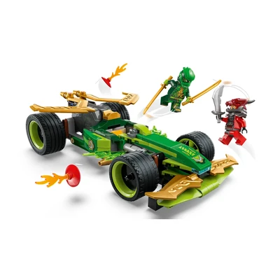 Gambar LEGO Ninjago Lloyds Pullback Race Car Set 181 Pcs 71828 - Hijau