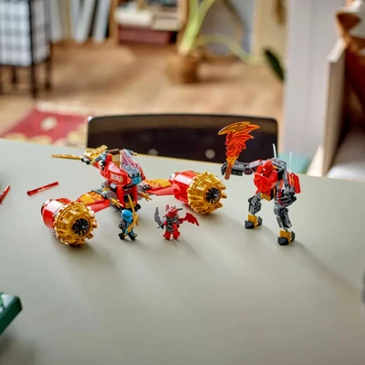 Gambar LEGO Ninjago Kais Mech Storm Rider Set 333 Pcs 71830 - Merah