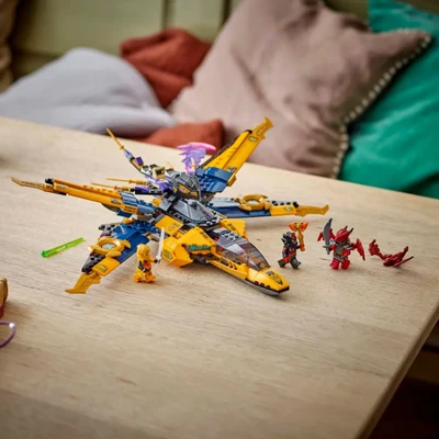 Gambar LEGO Ninjago Ras And Arin's Super Storm Jet Set 510 Pcs 71833 - Mix