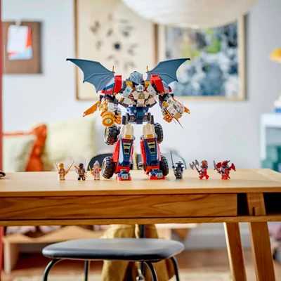 Gambar LEGO Ninjago Zanes Ultra Combiner Mech Set 1187 Pcs 71834 - Mix