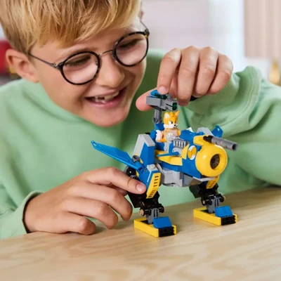 Gambar LEGO Sonic The Hedgehog Cyclone Vs Metal Sonic Set 290 Pcs - Biru