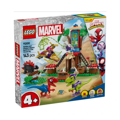 Gambar LEGO Marvel Spidey Gobbys Raptor Battle At Tree House Hq Set 143 Pcs 11200 - Mix