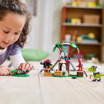 Gambar LEGO Marvel Spidey Gobbys Raptor Battle At Tree House Hq Set 143 Pcs 11200 - Mix