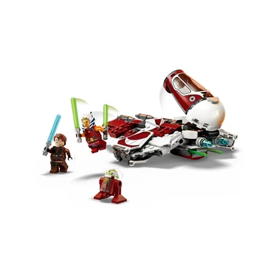 Gambar LEGO Star Wars Ahsokas Jedi Interceptor Set 290 Pcs 75401 - Merah