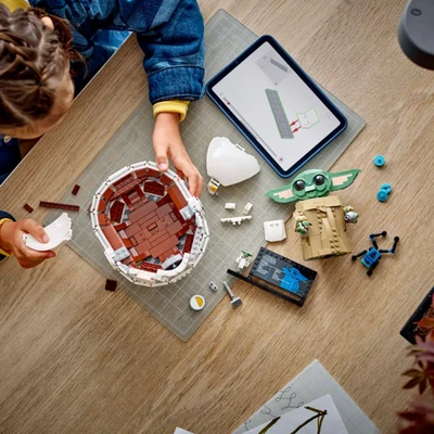 Gambar LEGO Star Wars Grogu With Hover Pram Set 1048 75403 - Mix