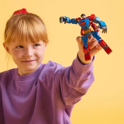 Gambar LEGO Superman Mech Vs Lex Luthor Set 120 Pcs 76302 - Biru/merah