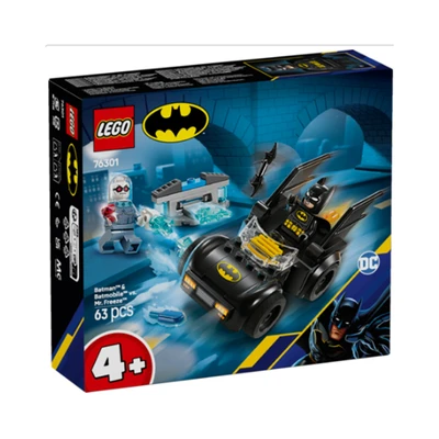 Gambar LEGO Batman & Batmobile Vs Mr Freeze Set 63 Pcs 76301 - Hitam