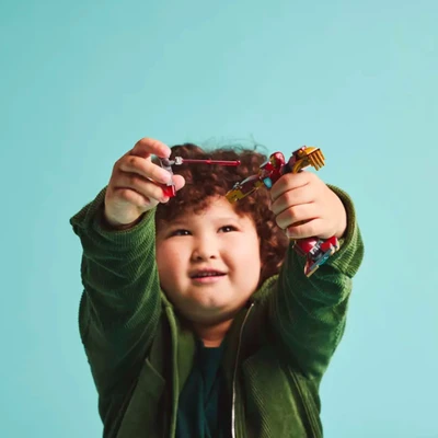 Gambar LEGO Marvel Iron Man Mech Vs Ultron Set 101 Pcs 76307 - Merah