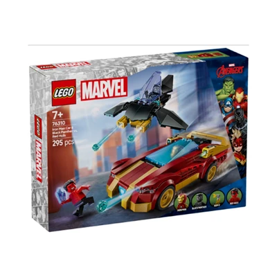Gambar LEGO Marvel Iron Man Car & Black Panther Vs Red Hulk Set 295 Pcs 76310 - Mix