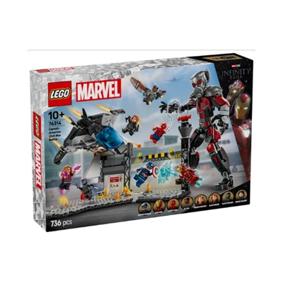 Gambar LEGO Marvel Captain America Civil War Action Battle Set 736 Pcs 76314 - Mix
