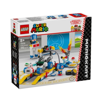 Gambar LEGO Super Mario Mario Kart Toads Garage Set 390 Pcs 72035 - Mix