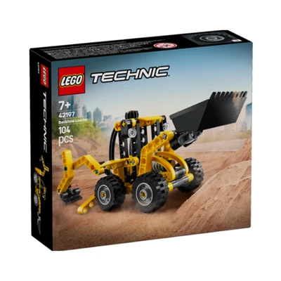 Gambar LEGO Technic Backhoe Loader Set 104 Pcs 42197 - Kuning