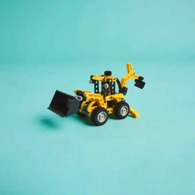 Gambar LEGO Technic Backhoe Loader Set 104 Pcs 42197 - Kuning