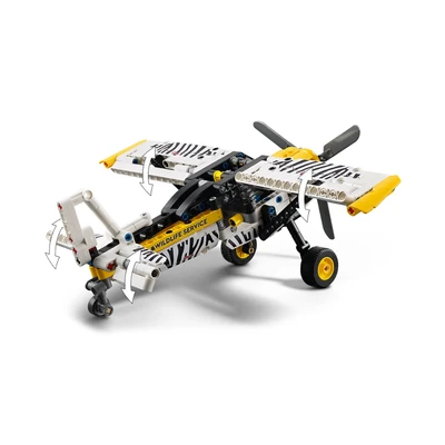 Gambar LEGO Technic Bush Plane Set 333 Pcs 42198 - Putih