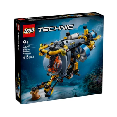 Gambar LEGO Technic Deep Sea Research Submarine Set 413 Pcs 42201 - Biru